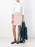 ruffled front shirt 