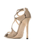Lance metallic sandals