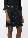 bird print skirt