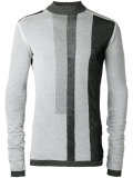 geometric print sweater