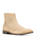 zipped ankle boots 