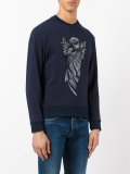 embroidered eagle sweatshirt