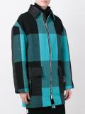 checked coat 