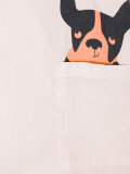 dog print T-shirt 