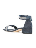 stud detail fringed sandals