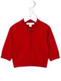 check trim cardigan