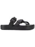 strappy slip-on sandals