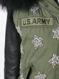 stars embellished hooded jacket