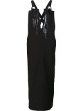 long dress with shoulder straps