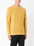 ribbed crew neck jumper