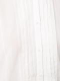 pleated front shirt