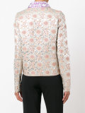 floral jacquard jacket