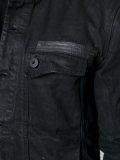 flap pockets buttoned jacket
