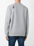 embroidered fish detail sweatshirt