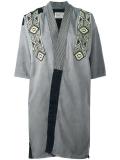 刺绣牛仔和服上衣