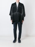 patch detail cape coat