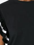 ruffle sleeve T-shirt
