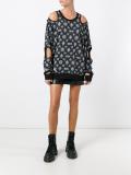 Inside Out cut-off sweatshirt