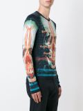 skull print fitted T-shirt 