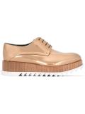platform lace-up shoes