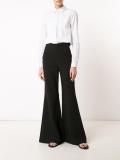 tailored flared trousers