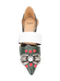 buckle embellishment sandals