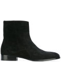 zipped ankle boots