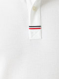 striped detail polo shirt
