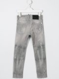 distressed skinny fit jeans