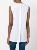 sleeveless top with front pocket