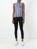 pussy bow sleeveless top