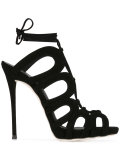 lace-up stiletto sandals