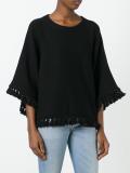 tassel trim jumper