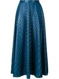 chevron print long skirt