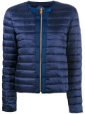 zipped padded jacket