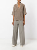 low waist palazzo pants