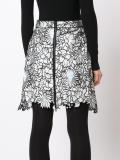 floral A-line skirt