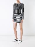 striped mini skirt 