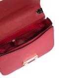 flap closure shoulder bag