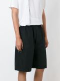 drawstring track shorts