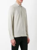 longsleeved polo shirt 