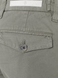 shorts with button fastening rear pockets
