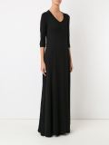 v-neck long dress