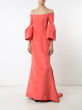 faille evening gown 