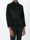 textured fitted jacket