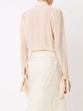 v-neck longsleeved bodysuit