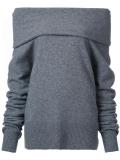 off-shoulders jumper