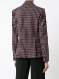 checked blazer 
