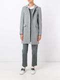 single breasted midi coat   