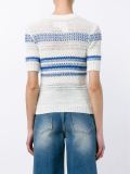 The Mixed Stitch Stripe Top